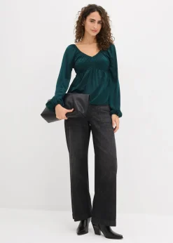 Femme bonprix Chemisiers|Blouse en jersey