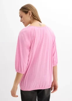 bonprix Blouse en jersey 100% coton|Femme T-Shirts & Tops