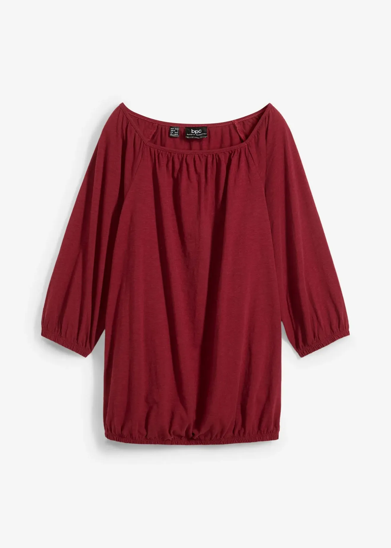 bonprix Blouse en jersey 100% coton|Femme T-Shirts & Tops