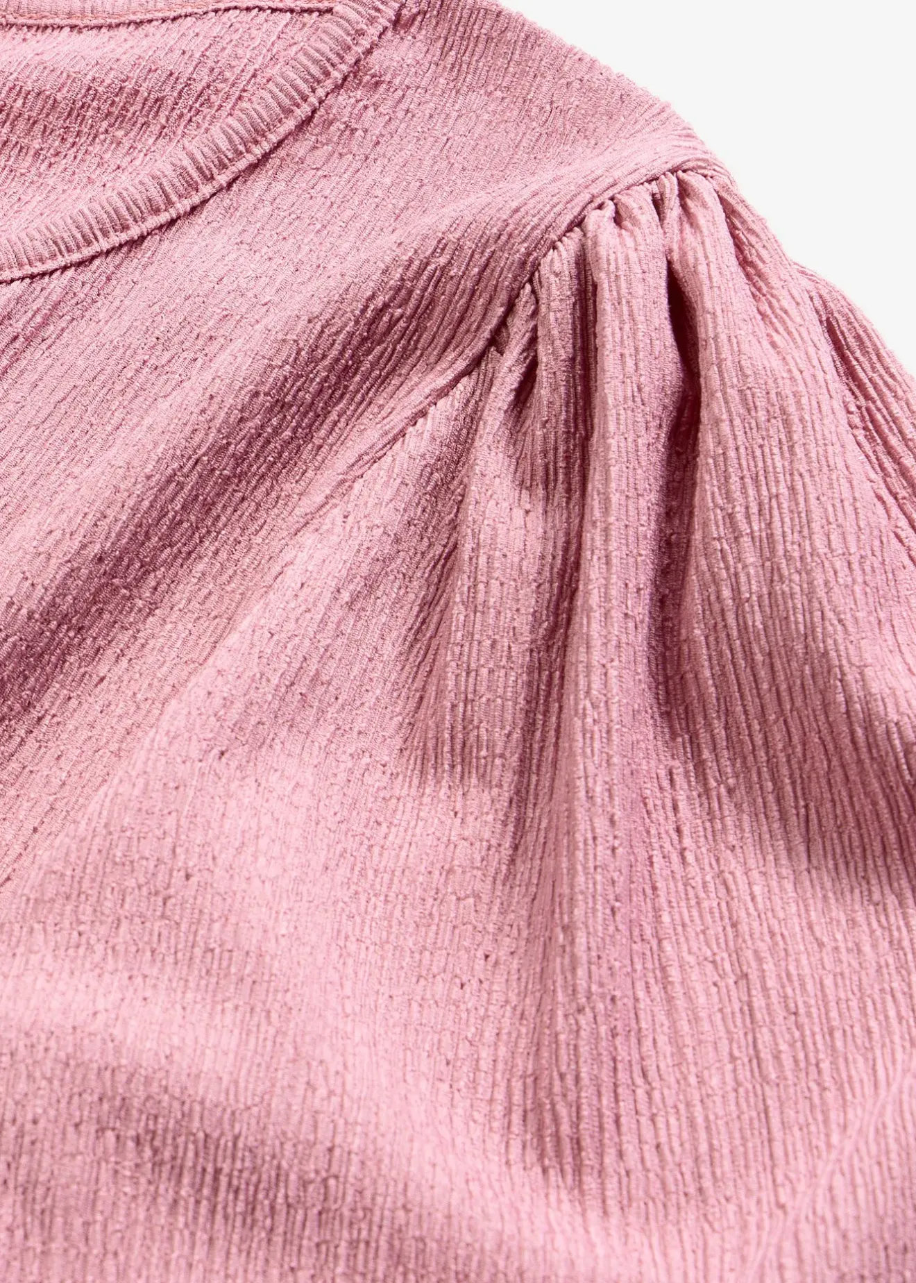 bonprix Blouse en jersey crêpe texturé|Femme T-Shirts & Tops