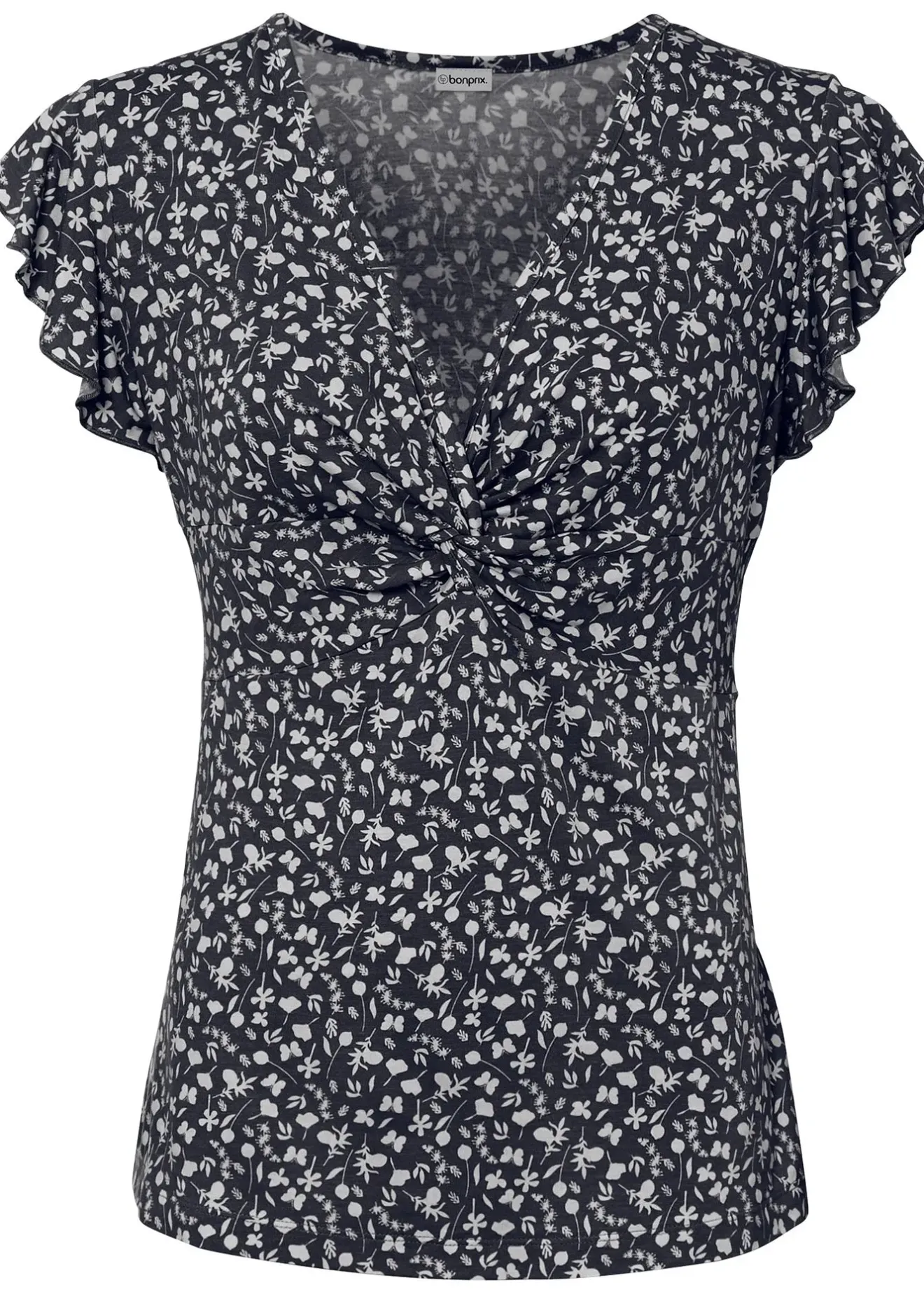 bonprix Blouse en jersey viscose extensible|Femme T-Shirts & Tops