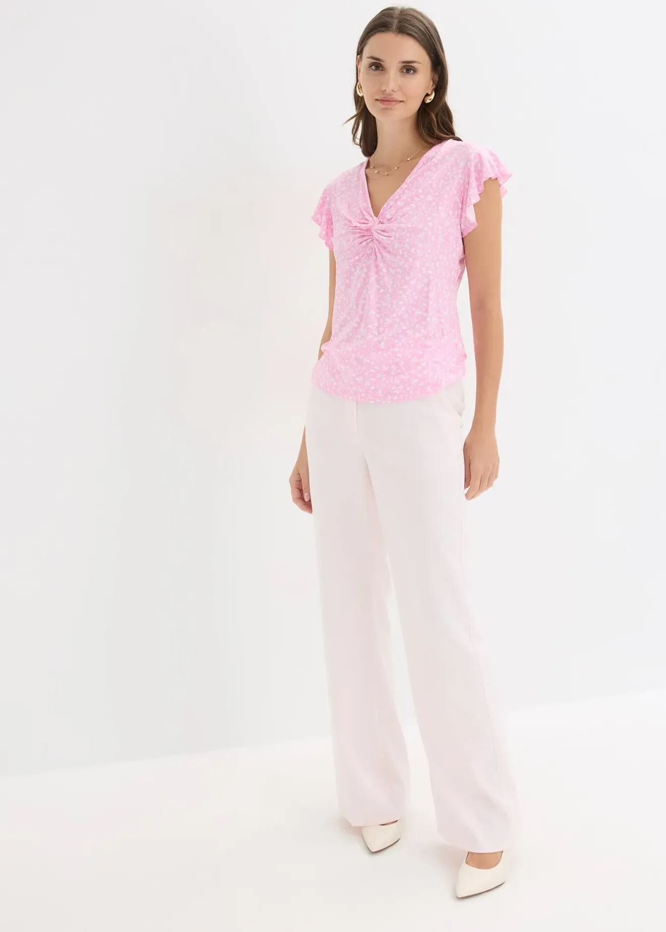 bonprix Blouse en jersey viscose extensible|Femme T-Shirts & Tops