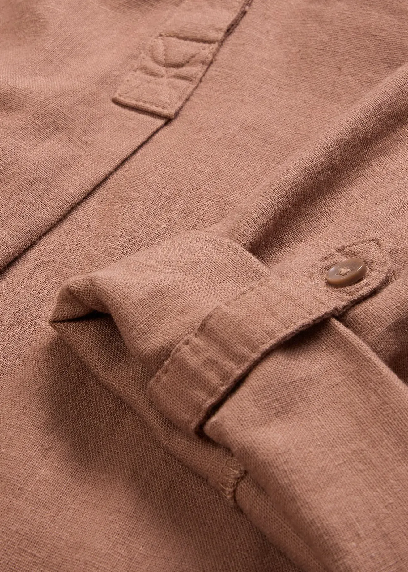 Femme bonprix Chemisiers|Blouse en lin mélangé, manches 3/4