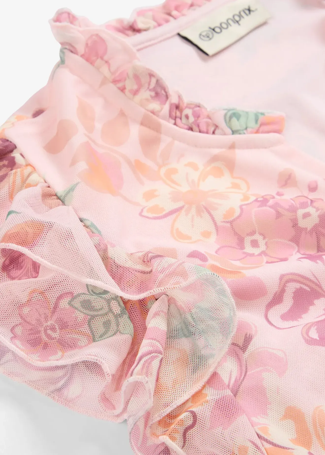 bonprix Blouse en mesh doux|Femme T-Shirts & Tops