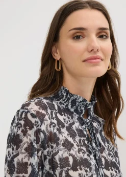 bonprix Blouse en mesh fin|Femme T-Shirts & Tops