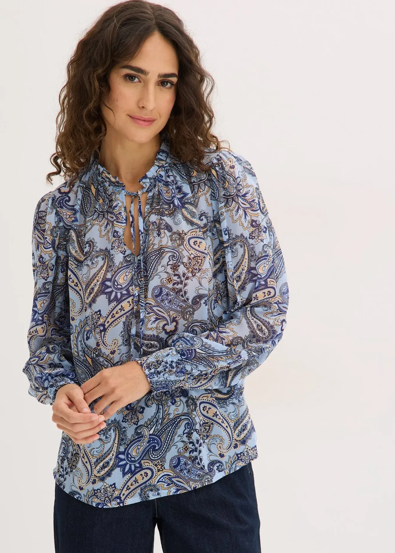 bonprix Blouse en mousseline|Femme Chemisiers