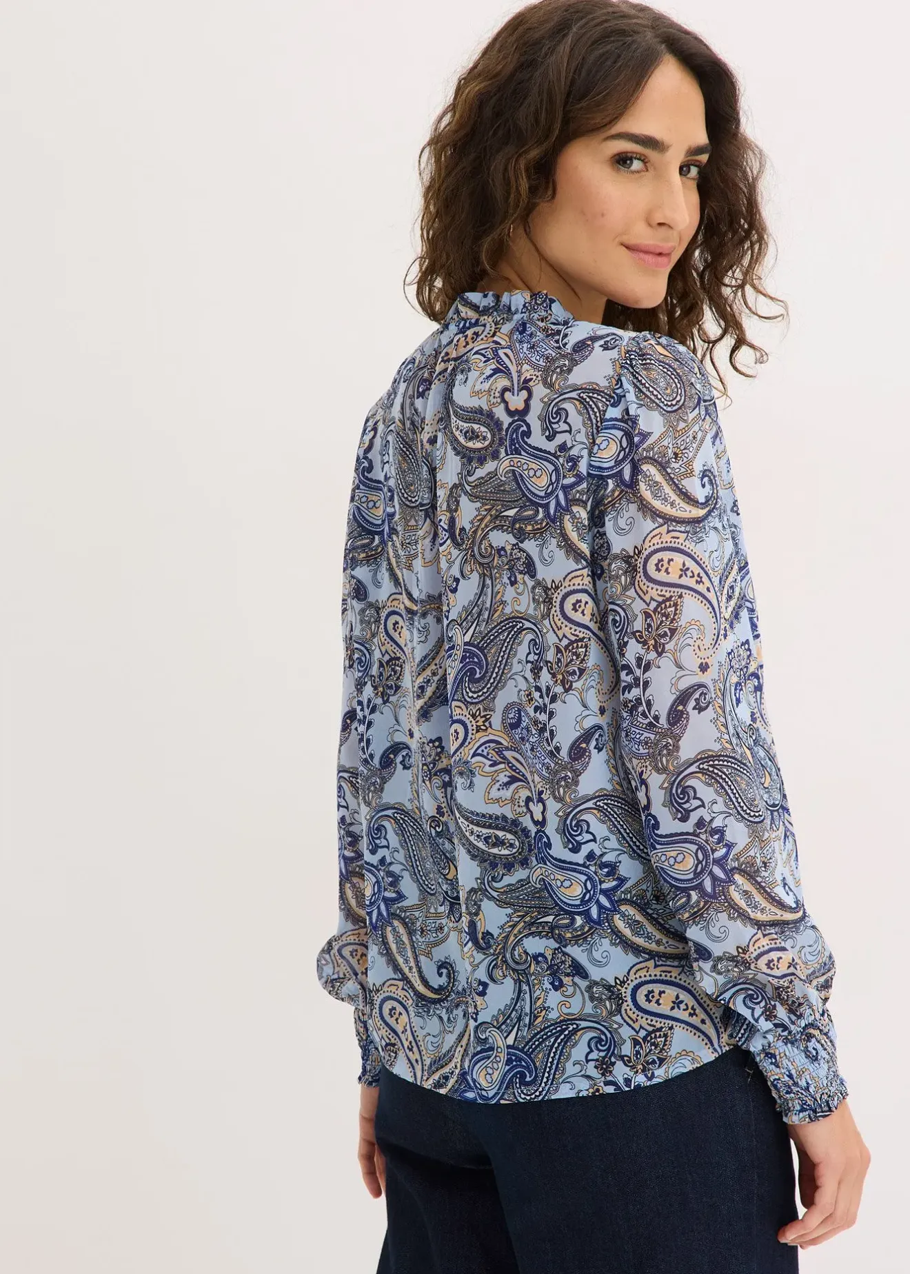 bonprix Blouse en mousseline|Femme Chemisiers