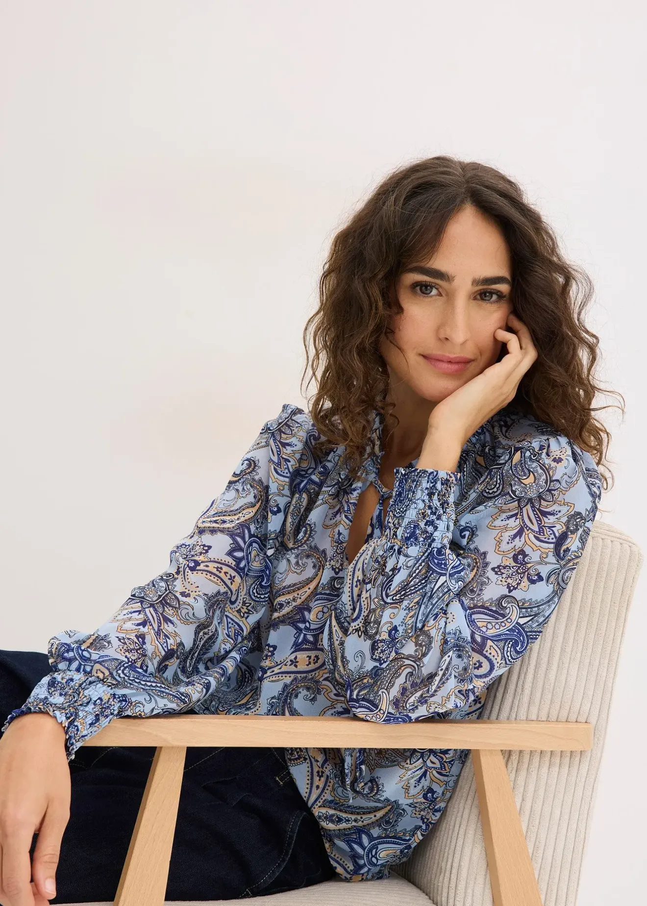 bonprix Blouse en mousseline|Femme Chemisiers