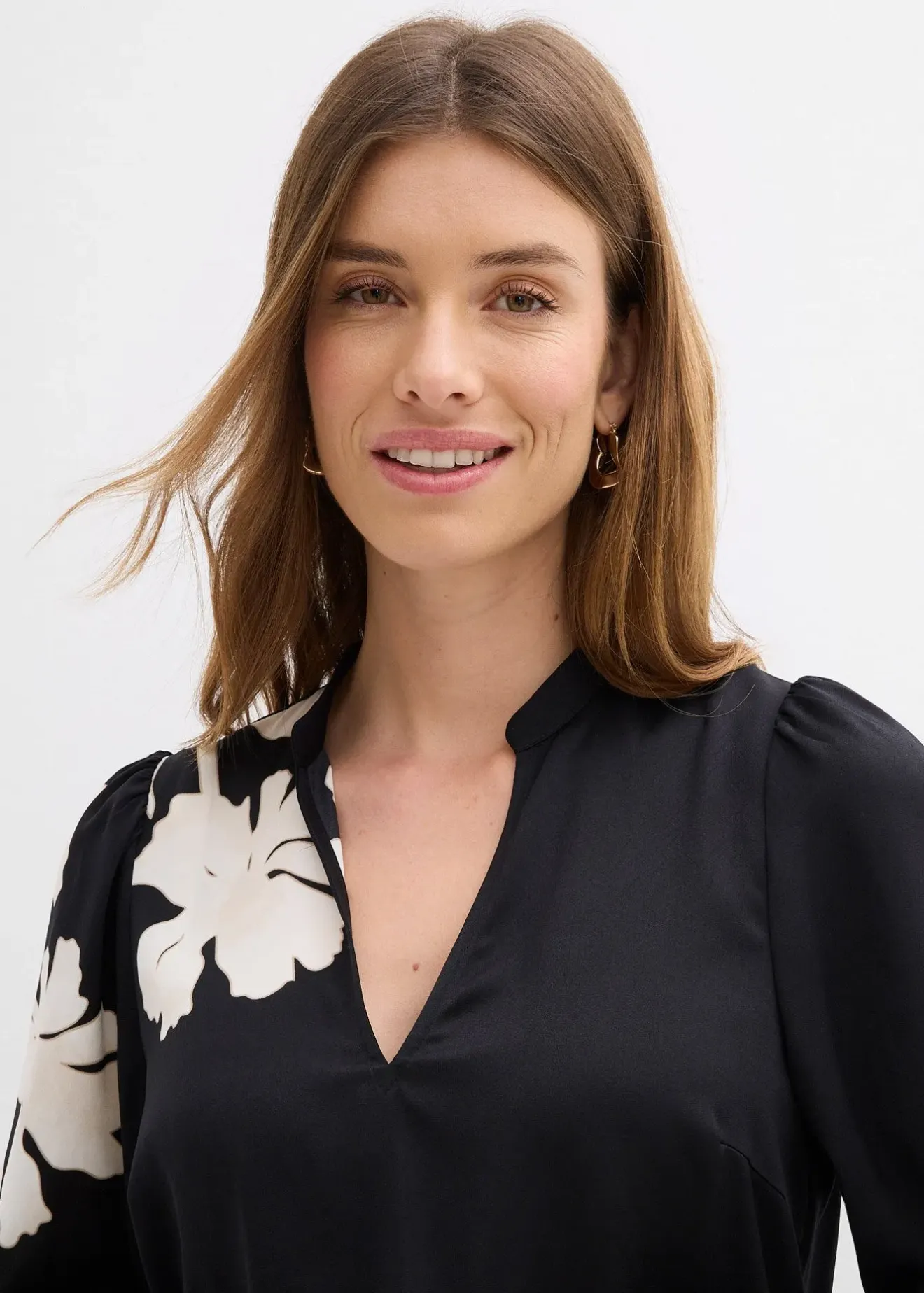 bonprix Blouse en mousseline imprimée|Femme Chemisiers