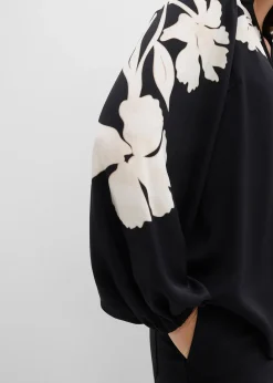 bonprix Blouse en mousseline imprimée|Femme Chemisiers