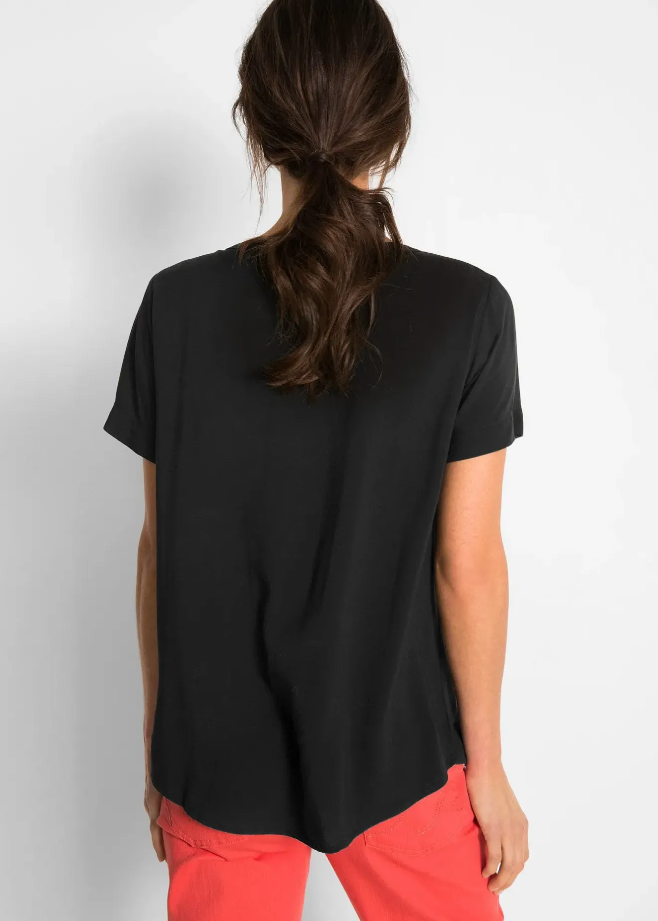 bonprix Blouse en viscose|Femme Chemisiers