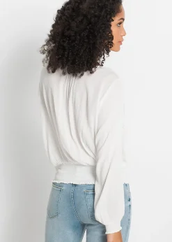 bonprix Blouse en viscose douce|Femme Chemisiers