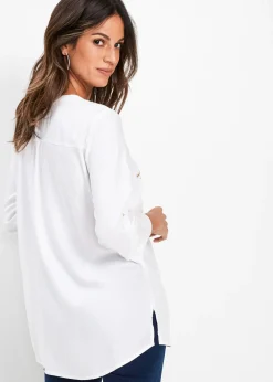 bonprix Blouse en viscose fluide|Femme Chemisiers