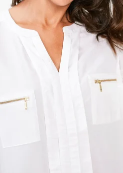 bonprix Blouse en viscose fluide|Femme Chemisiers