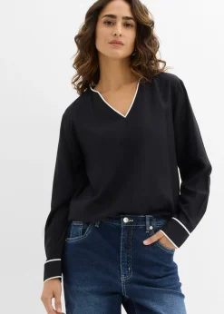 bonprix Blouse en viscose fluide|Femme Chemisiers