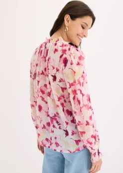 Femme bonprix Chemisiers|Blouse imprimée en mousseline