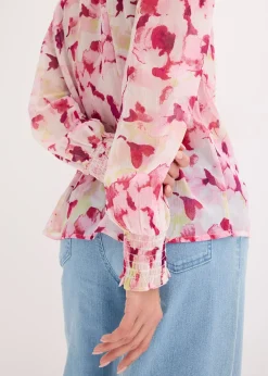 Femme bonprix Chemisiers|Blouse imprimée en mousseline