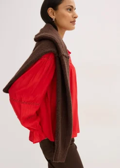 bonprix Blouse légère en viscose mélangée|Femme Chemisiers