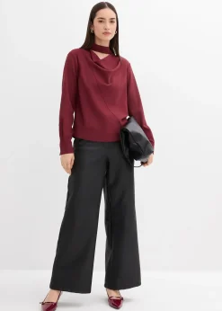 bonprix Blouse légèrement brillante|Femme Chemisiers