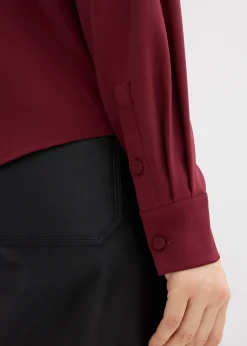 bonprix Blouse légèrement brillante|Femme Chemisiers