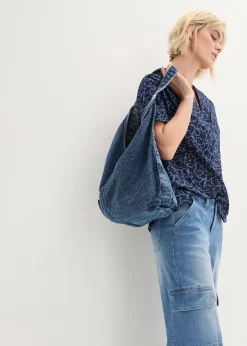 bonprix Blouse longue 100% coton|Femme Chemisiers