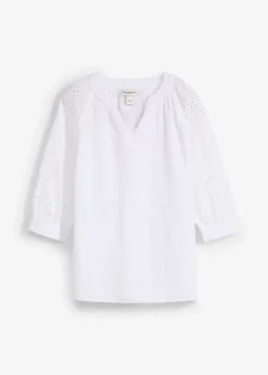 Enfant bonprix Vêtements Enfant|Filles 9-16 Ans·T-Shirts & Chemisiers|Blouse longue en gaze de coton légère