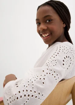 Enfant bonprix Vêtements Enfant|Filles 9-16 Ans·T-Shirts & Chemisiers|Blouse longue en gaze de coton légère