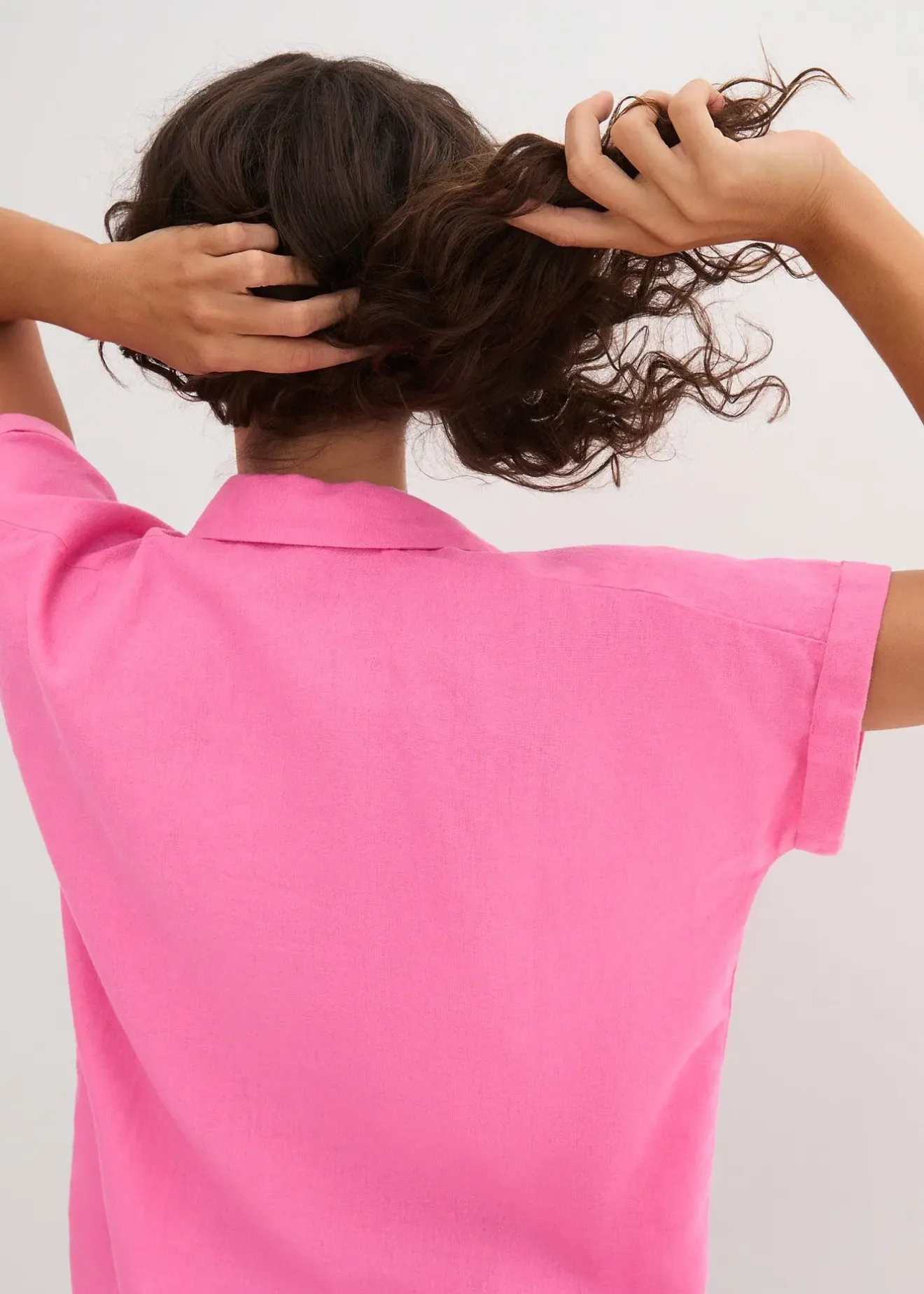 Femme bonprix Chemisiers|Blouse longue et légère en lin mélangé