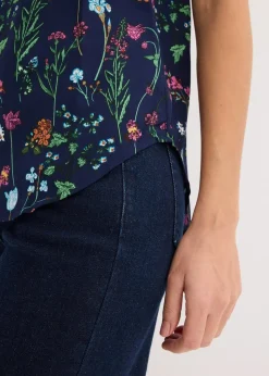 bonprix Blouse manches courtes|Femme Chemisiers