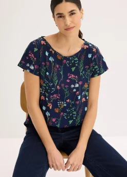 bonprix Blouse manches courtes|Femme Chemisiers