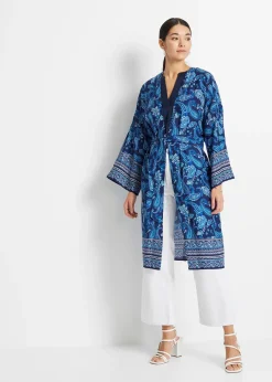 bonprix Blouse manches courtes ample en satin avec épaules descendues|Femme Chemisiers