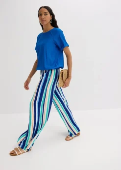 Femme bonprix Chemisiers|Blouse manches courtes en viscose mélangée