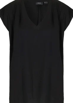 bonprix Blouse manches courtes en viscose fluide|Femme Chemisiers