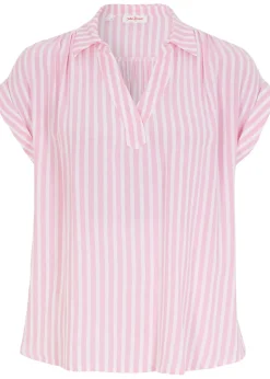 bonprix Blouse manches courtes en viscose fluide|Femme Chemisiers