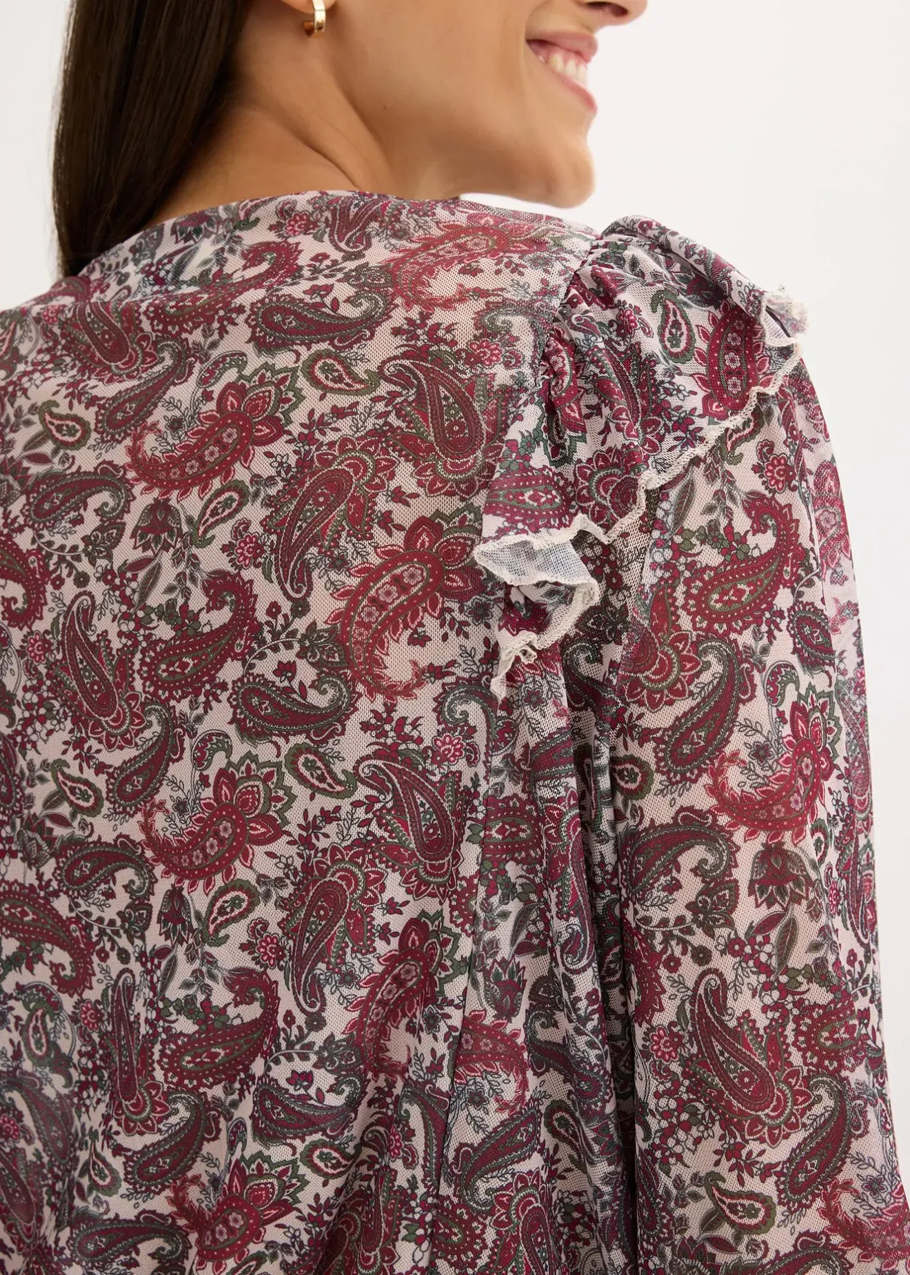 bonprix Blouse manches longues|Femme T-Shirts & Tops