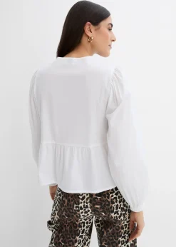 bonprix Blouse ornée de nœuds|Femme Chemisiers