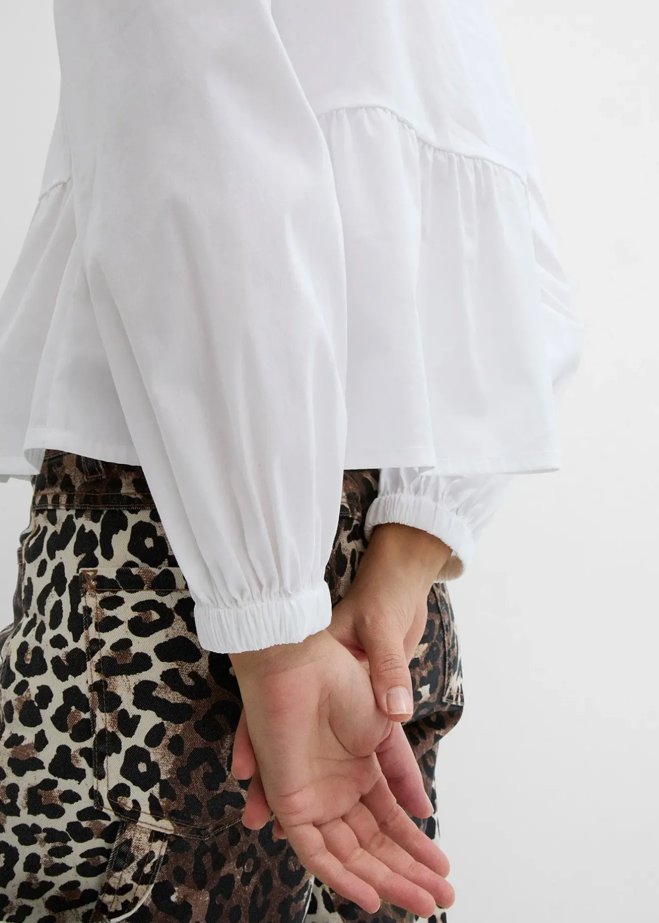 bonprix Blouse ornée de nœuds|Femme Chemisiers