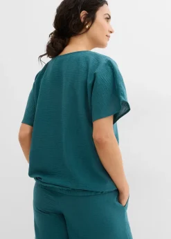 Femme bonprix Chemisiers|Blouse oversize à base élastiquée