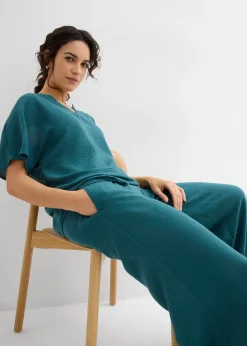 Femme bonprix Chemisiers|Blouse oversize à base élastiquée