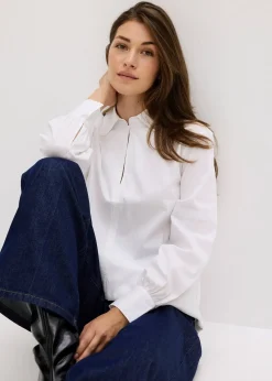 bonprix Blouse oversize à manches volumineuses|Femme Chemisiers