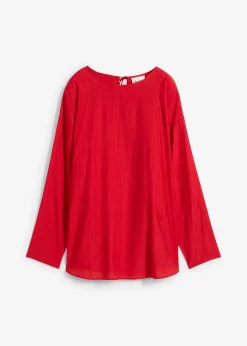 bonprix Blouse oversize en crépon de viscose mélangée|Femme Deux Pièces & Ensembles|Chemisiers