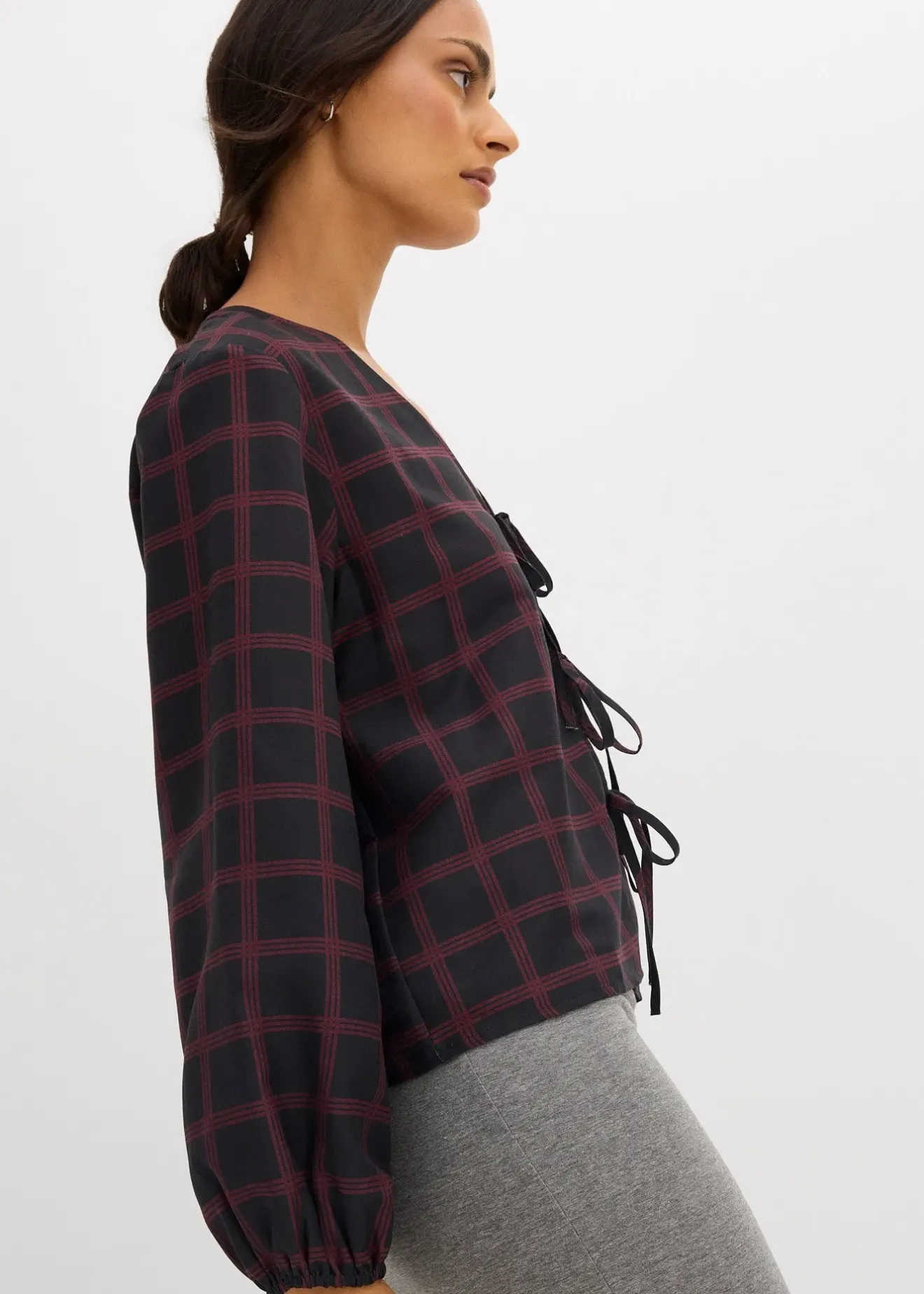 bonprix Blouse oversize en viscose douce|Femme Chemisiers