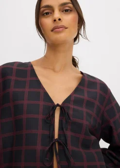 bonprix Blouse oversize en viscose douce|Femme Chemisiers