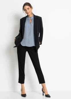 bonprix Blouse plissée sans manches|Femme Chemisiers|T-Shirts & Tops