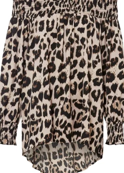 bonprix Blouse plus longue derrière|Femme Chemisiers