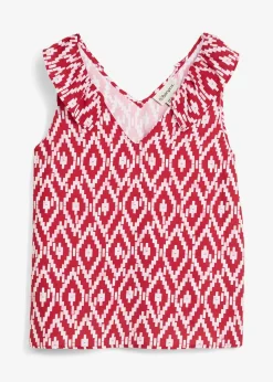 bonprix Blouse sans manches en viscose fluide|Femme Chemisiers|T-Shirts & Tops