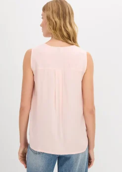 Femme bonprix Chemisiers|T-Shirts & Tops|Blouse sans manches en viscose douce