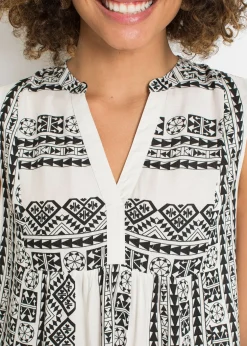 bonprix Blouse sans manches en viscose douce|Femme Chemisiers|T-Shirts & Tops