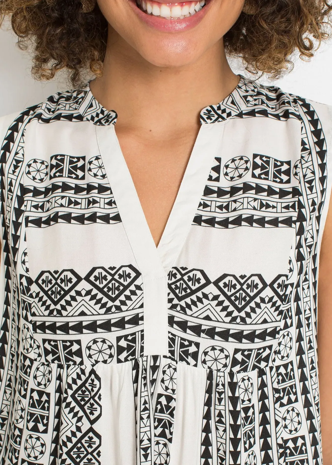 bonprix Blouse sans manches en viscose douce|Femme Chemisiers|T-Shirts & Tops