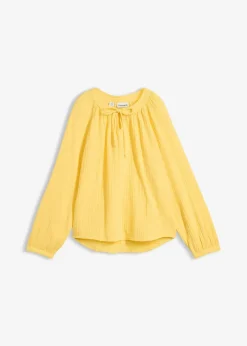 bonprix Blouse T-shirt en gaze de coton|Femme Chemisiers